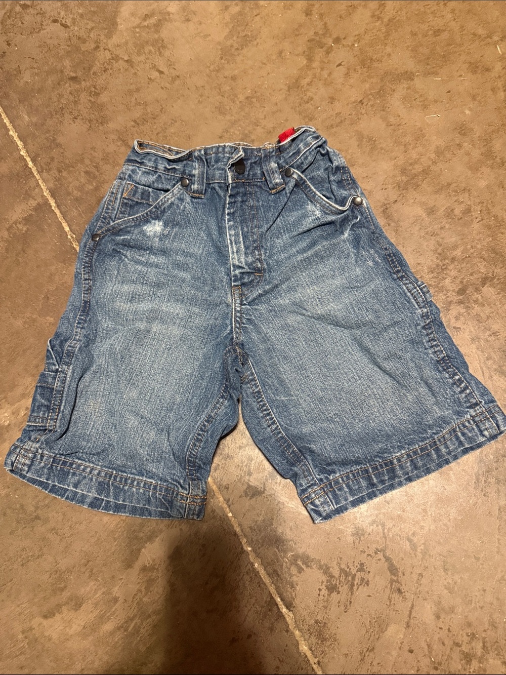 Arizona Jean Company Blue Denim Cargo Shorts for Kids